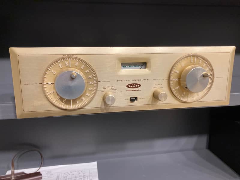 HH Scott Type 330-C Tuner 1958 - Gold