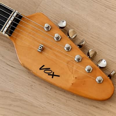 1960s Vox Mark VI Teardrop Vintage Electric Guitar Sunburst w/ Case, Eko image 4