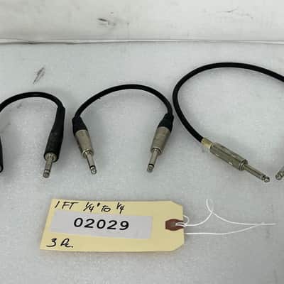 Unbranded ¼" To ¼" 1FT Cable #02029 (LOT OF 3)TRUEHEARTSOUND image 1