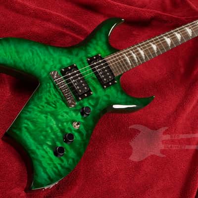 B.C. Rich Rich Bich Legacy (Rich "B") Transparent Green image 4