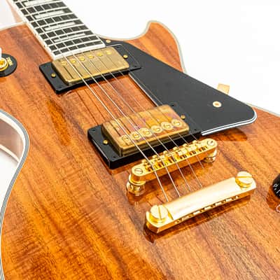 2022 Epiphone Les Paul Custom Koa Limited Edition Gold Hardware image 12