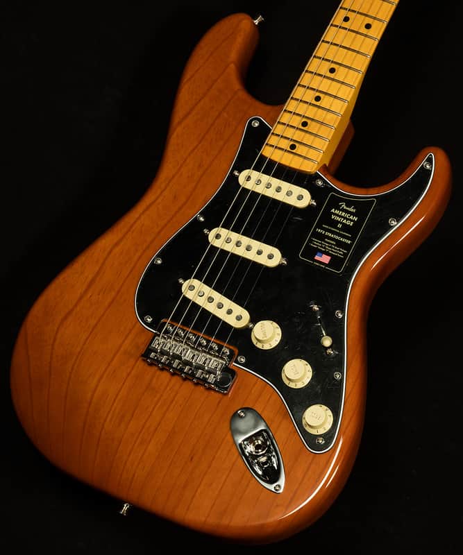Fender American Vintage II '73 Stratocaster with Maple Fretboard 2022 - Present - Mocha image 1