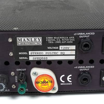 Manley Labs Stereo Pultec EQ 2010s from Smart Studios image 5