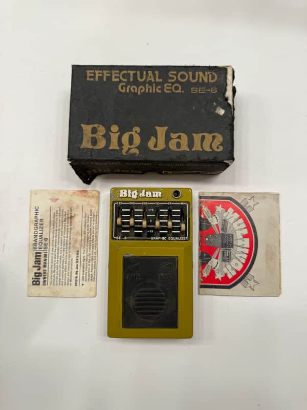 Big Jam Multivox SE-6 Graphic Eq Equalizer Vintage Guitar Effect Pedal MIJ Japan image 1