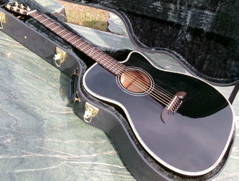 2020 K Yairi WY-2BK Electric Acoustic Guitar with cutaway+Original Hard Case etc. image 1