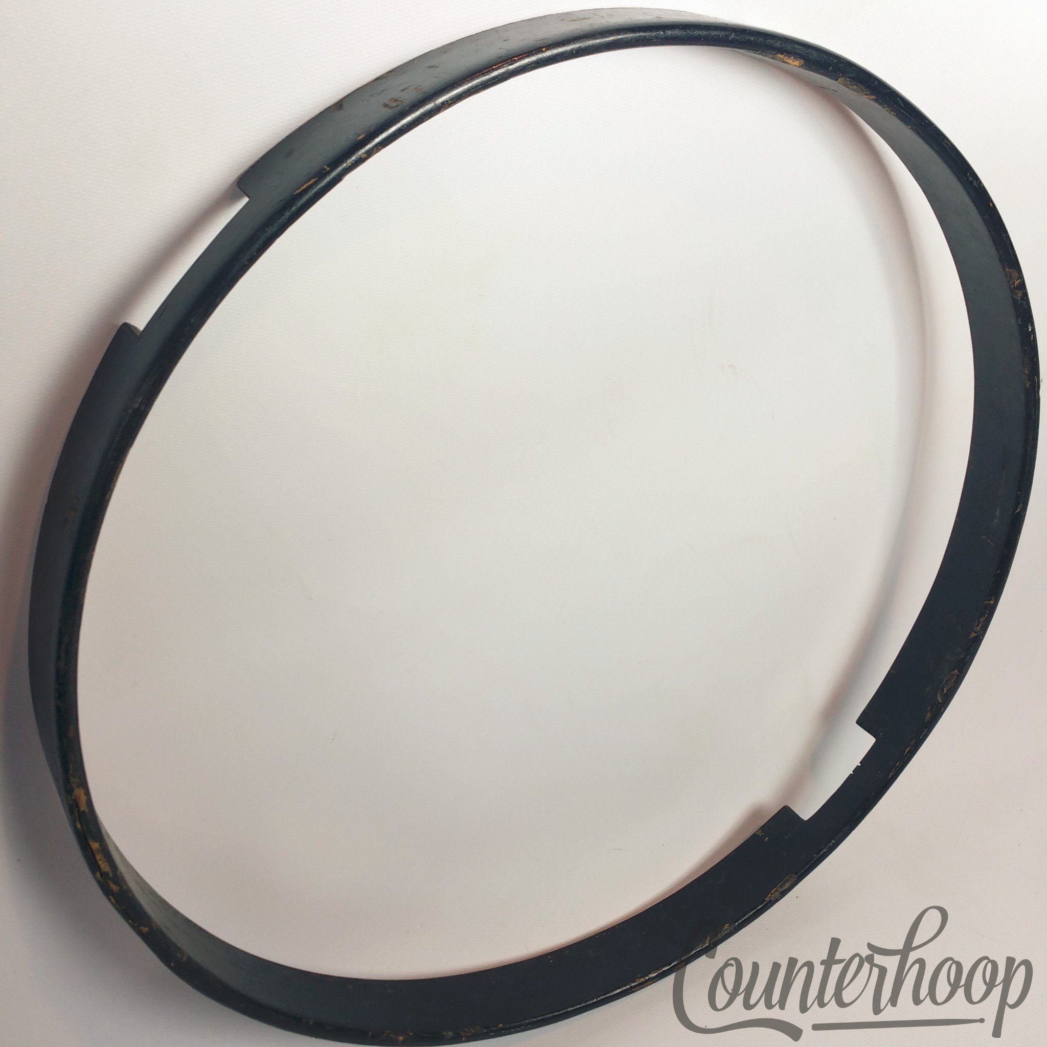 Duplex 15 3/8"3Ply Maple Wood Hoop/Rim Snare Drum Resonant 10s Over-Sized USA* — main photograph