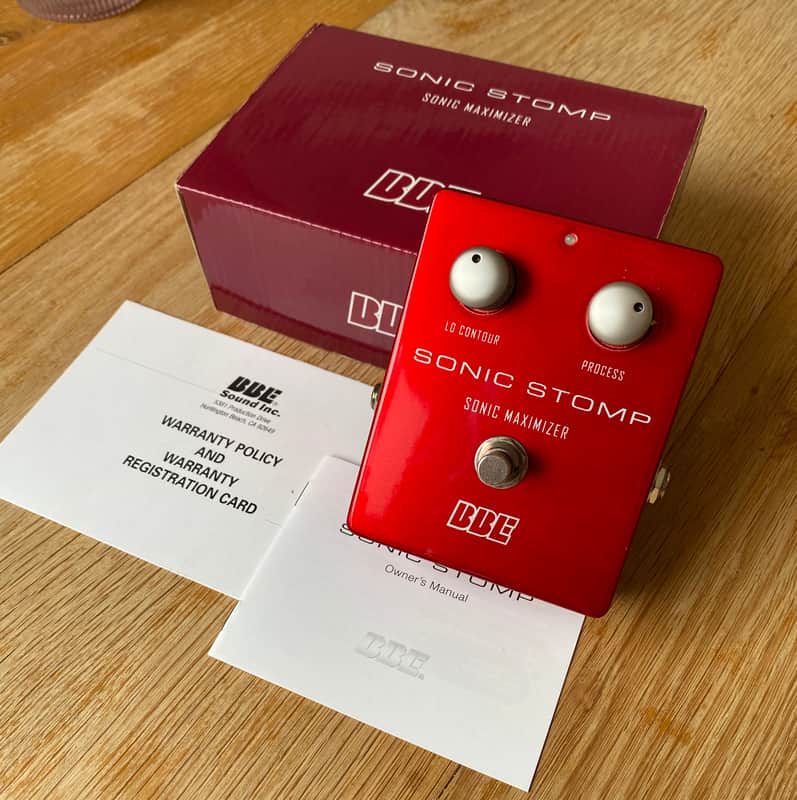 BBE Sonic Stomp Sonic Maximizer 2010s - Red image 1