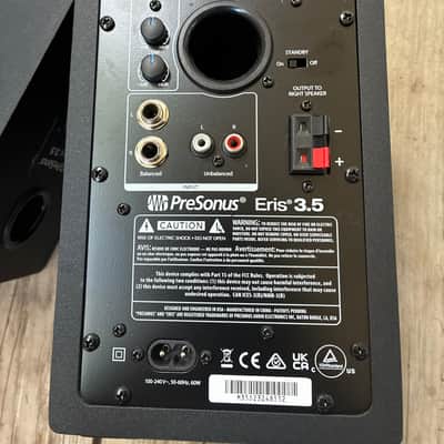PreSonus Eris 3.5 Active Studio Monitor - Pair 2023 - Present - Black pro audio, recording studio monitors image 8