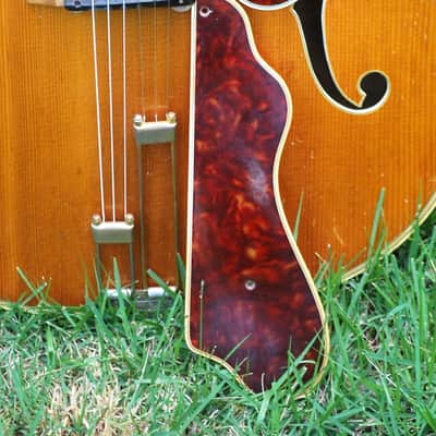Vintage 1949 Epiphone Emperor/Natural Blonde/Hidden Controls/Floating Pickup/Second NOS Pick Guard image 7