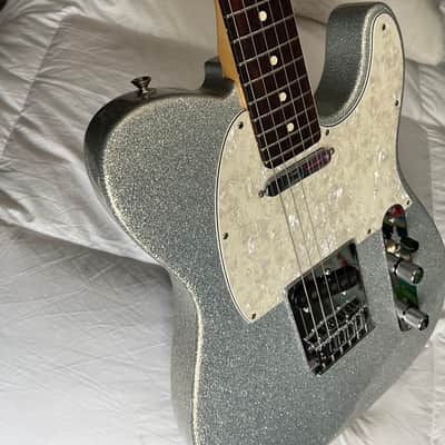 Fender 75th anniversary telecaster sparkle silver. Fender telecaster 2025 - Silver sparkle image 11