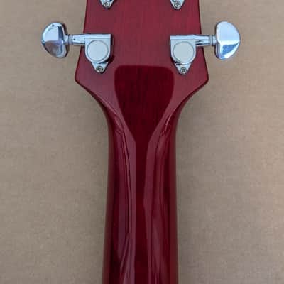 Revelation RT75 Hollow Body Electric Guitar Cherry Red Great Player image 14
