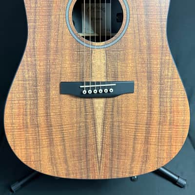 Martin D-X1E Koa Dreadnought Acoustic-Electric Guitar w/ Gig Bag (113) image 2