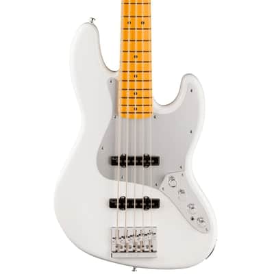 Fender American Ultra II Jazz Bass V - Avalanche, Maple Fingerboard image 1