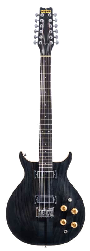 Washburn Hawk 12-String Trans Black image 1