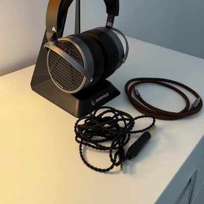 Audeze MM-100 Open Back Planar Magnetic Headphones - 18 Ohms 2022 - Present - Black image 2