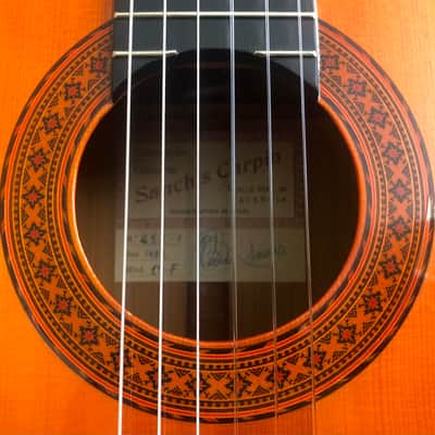 1982 RICARDO SANCHIS CARPIO  flamenco blanca “1a” (spruce/cypress) image 1