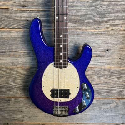 Ernie Ball Music Man StingRay Special Bass Guitar - Violet Sparkle Burst image 1