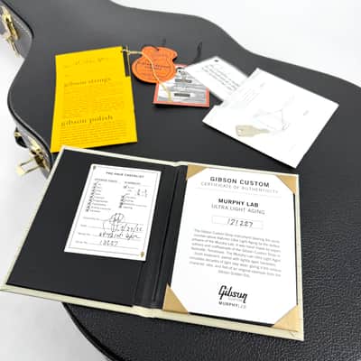 2022 Gibson Custom Shop Murphy Lab 1964 Trini Lopez Ultra Light Aged - Ebony image 21