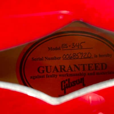 Gibson es345 Custom Shop BB King Edition image 7