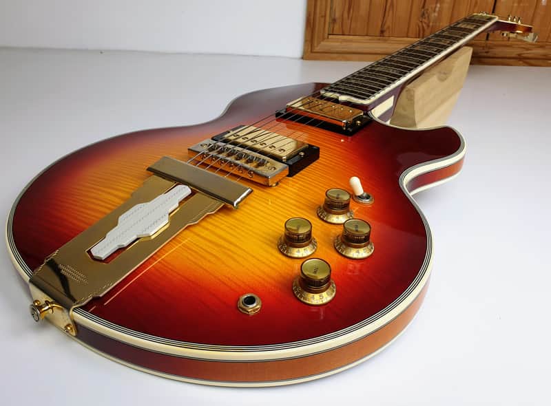 Greco LS-120 1988 - Cherry Sunburst- Gibson L-5S copy. MIJ image 1