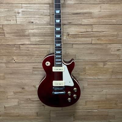 Gibson Les Paul Deluxe Guitar 30th Anniversary 2001 - Wine Red Flame Top w/Mods + OHSC image 3