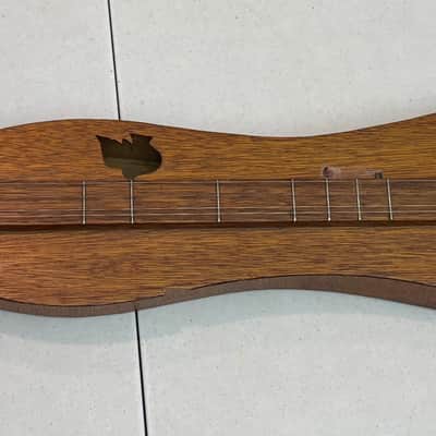 Vintage Appalachian Dulcimer — Solid Wood, 4-String, Fair Condition — Folk String Instrument image 1