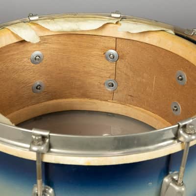 Slingerland Radio King Student model 1955-59 - Blur and Silver Duco, needs parts image 9
