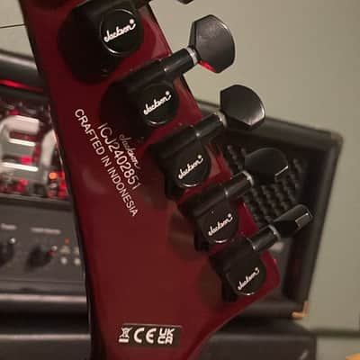 Jackson Pro Series Phil Demmel Signature Demmelition Fury PD with Laurel Fretboard 2019 - Present - Red Tide Fade image 7