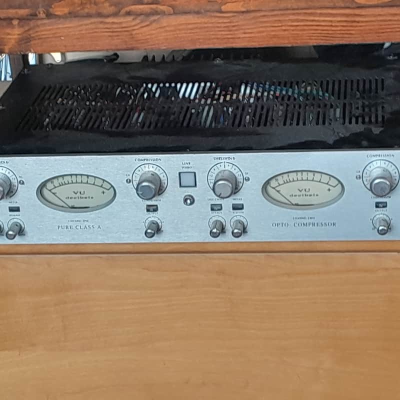 2010s Avalon AD2044 Dual Mono / Stereo Optical Compressor Silver