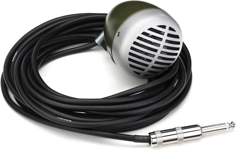Shure 520DX "Green Bullet" Harmonica Microphone image 1