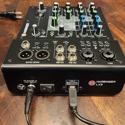 Harbinger LV8 8-Channel Analog Mixer with Bluetooth - Black image 5