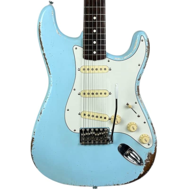 Fender MJT 62 Reissue Stratocaster - Sonic Blue - Heavy Relic image 1