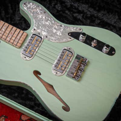 FENDER USA FSR Parallel Universe II Magico Telecaster "Trans Surf Green + Maple" (2020) image 2