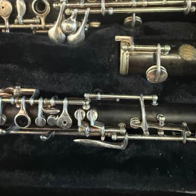 Conn brand wood Oboe with case. Made In USA image 3
