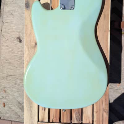 1973 Fender Mustang Sonic Blue - Cunife wide range -Spitfire pickguard image 3