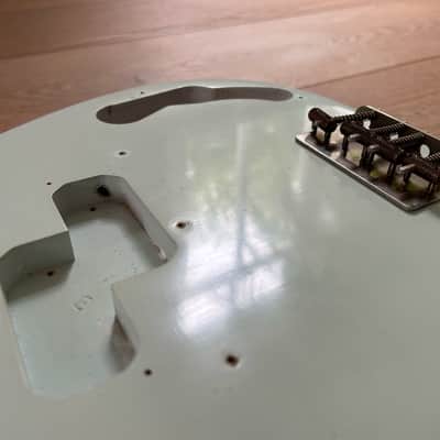 Fender (MJT) Precision Bass Body (2025) - Vintage Aged Faded Sonic Blue image 14