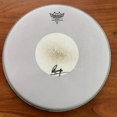 Ringo Starr's Stage Played and Signed 14" Remo Snare Drum Head. Authenticated! image 3