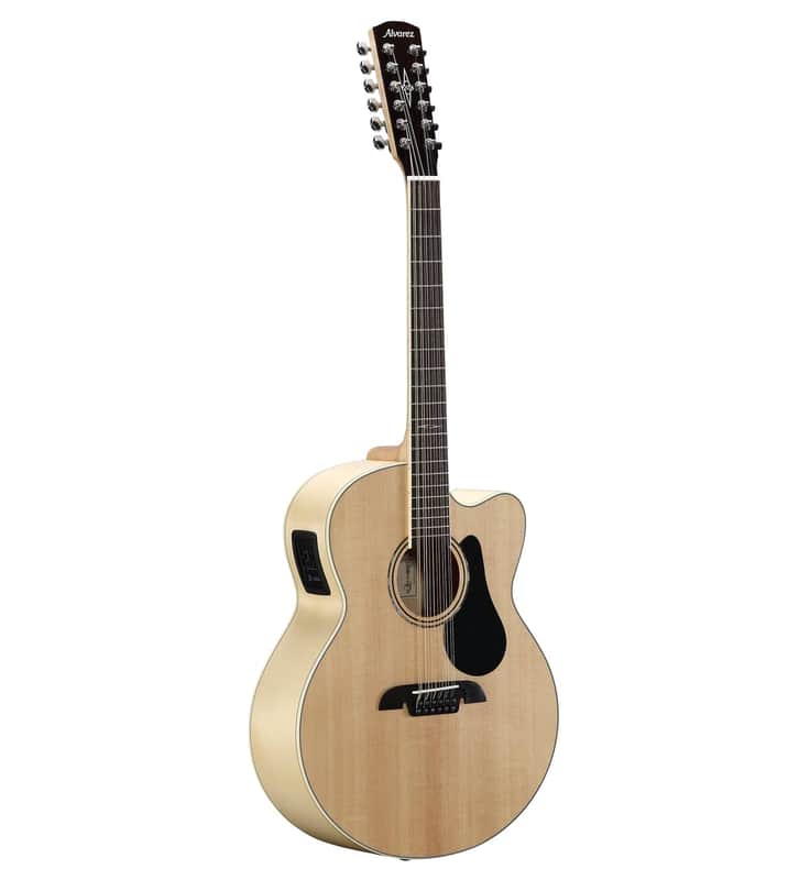 Alvarez AJ80CE-12 Artist Series 12-String Jumbo with Electronics Natural image 2