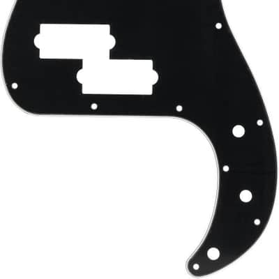 Fender 13-hole Modern-style Precision Bass Pickguard - Black image 1