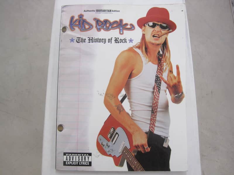 Kid Rock The History of Rock Sheet Music Song Book Songbook Guitar Tab Tablature image 1