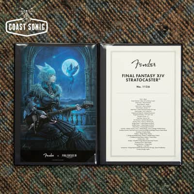2022 Fender limited edition Final Fantasy XIV Stratocaster made in Japan w/all original docs image 20