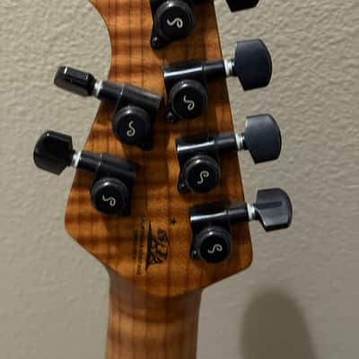 Ernie Ball Music Man StingRay HT with Maple Fretboard 2022 - 2024 - Raspberry Burst image 6
