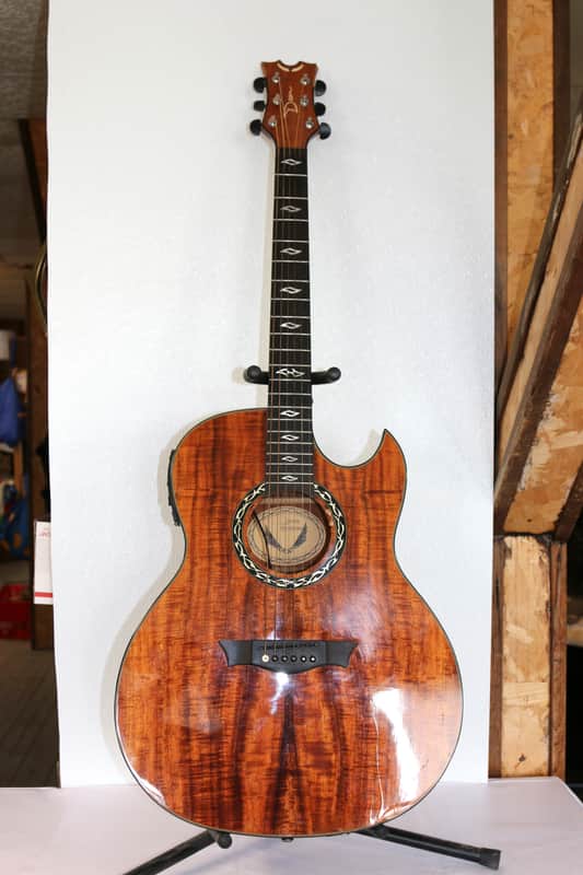 Dean Exibition KOA Acoustic Electric Guitar EX-KOA With Gig Bag LUTHIER SPECIAL image 1