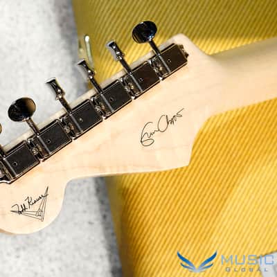 Fender Masterbuilt Eric Clapton Signature Strat-Almond Green w/AAA Flame Maple Neck by Todd Krause image 6