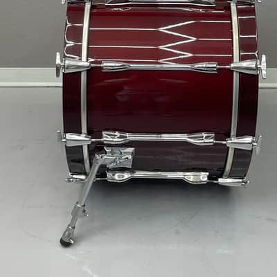 Yamaha Recording Custom 20x14 Bass Drum Cherry Made in japan image 8