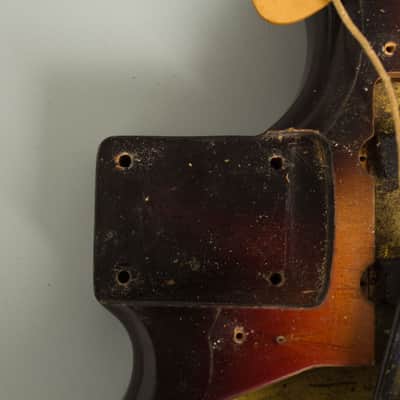 Fender  Jazzmaster Solid Body Electric Guitar (1959), ser. #34376, original tweed hard shell case. image 23