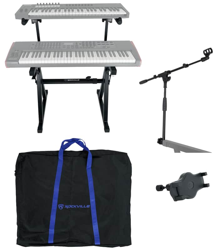 Rockville Z55 Keyboard Stand Bundle: Pro-Quality at a Fair Price