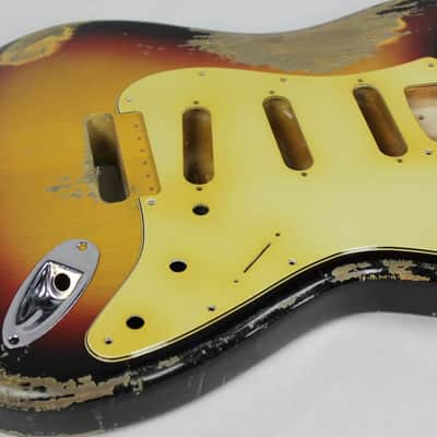 MJT Official Custom Order Aged Nitro Guitar Body by Mark Jenny Reverse Trem VTS Sunburst image 3