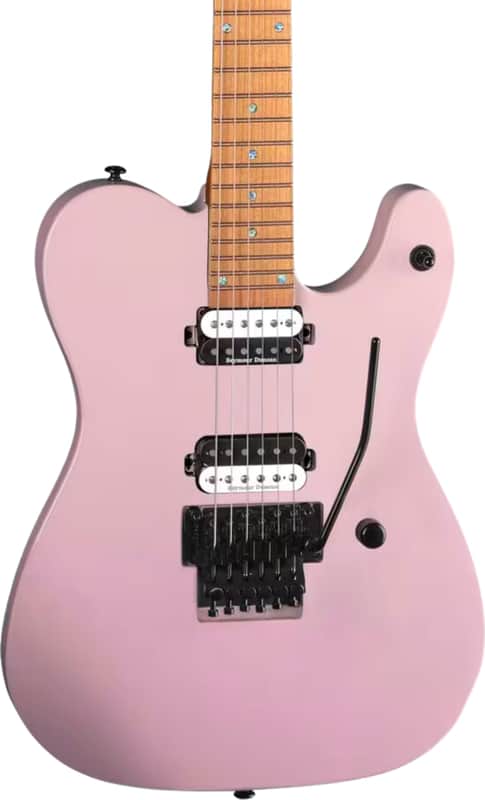 Dean Nashvegas Select Floyd Electric Guitar, Roasted Maple Fingerboard, Shell Pink image 1
