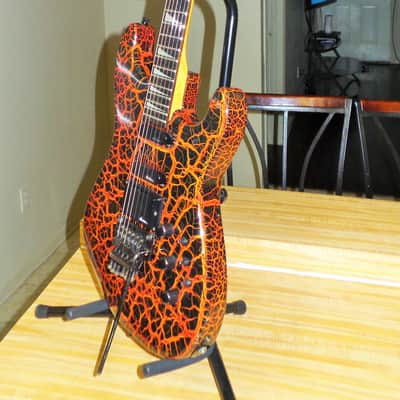 Charvel Model 4 1987-1988 Lava Crackle image 3